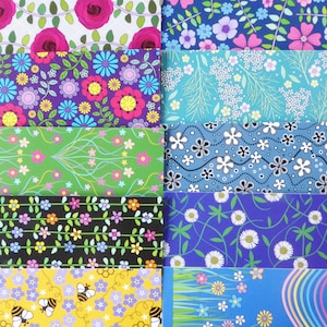 Set of 10 postcards or A6 art prints, pretty and floral they can be framed & bring colour to your walls, make in the UK, an ideal gift