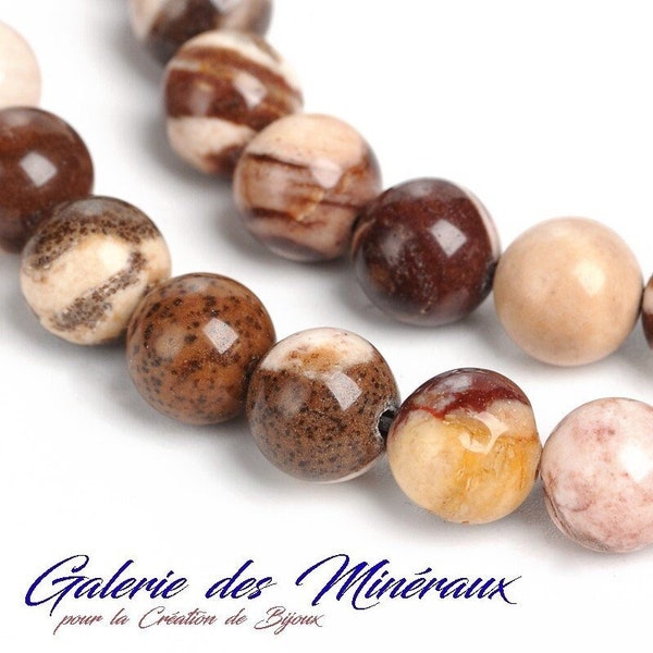 XL beads in Australian AGATE natural pearl in a batch of 12mm round beads: jewelry creation and creative hobbies