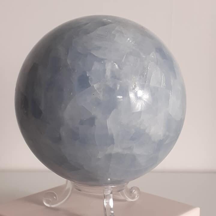 Sphère en Calcite Qualité Extra - 870Gr Lithothérapie Energies Positives