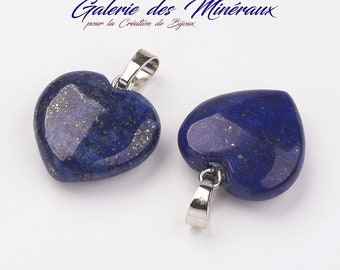 LAPIS LAZULI Pendant of 20 to 30 CARATS Extra Quality in the shape of a heart natural stone lithotherapy