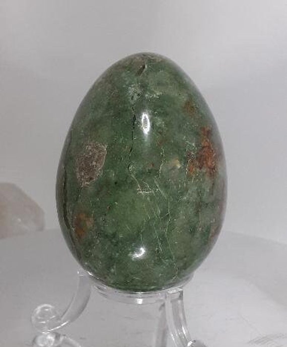 Œuf en Chrysoprase de Qualité Extra - 180Gr Lithothérapie Energies Positives
