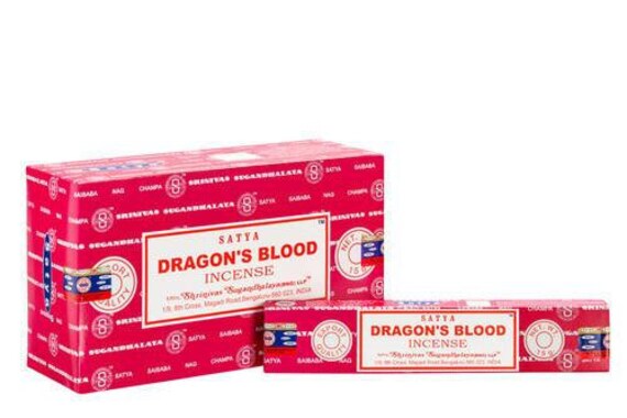 Bâtons Encens Satya Sang de Dragon Pour Vos Séances de Méditation, Relaxation ou Chasser Les Énergie