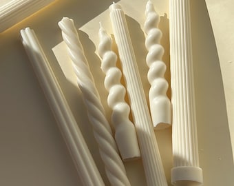 Taper Candles | Soy wax candle | Minimalistic Home Decor | Modern candle | Gift | Candles | Long Candle | Bougie | Bougies