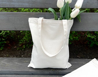 Cotton tote bag | Shopping bag | Plain cotton bag | Shoulder Shopper | Zero waste | Eco Friendly