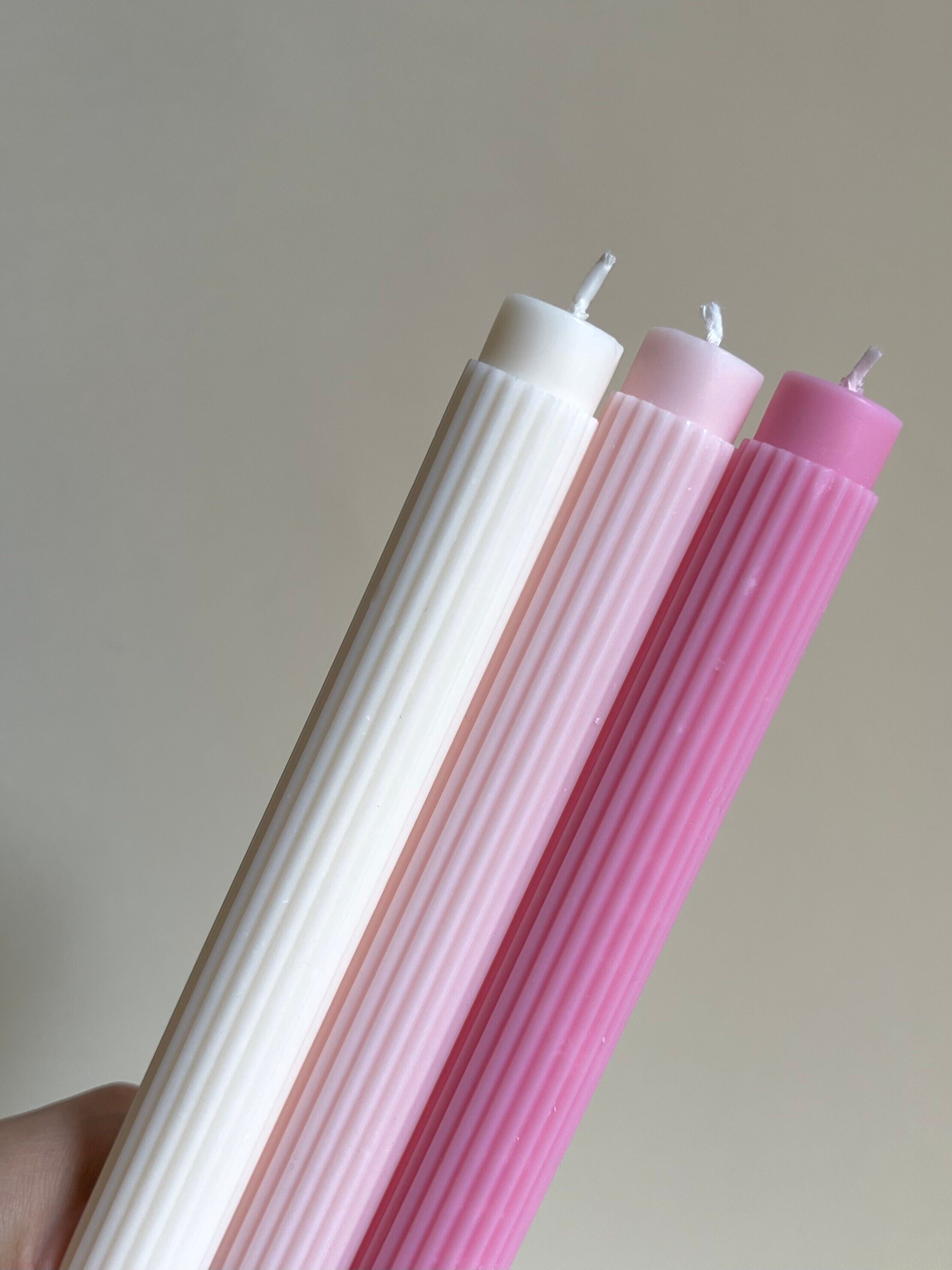 Taper Candles Soy Wax Candle Minimalistic Home Decor Modern Candle Gift