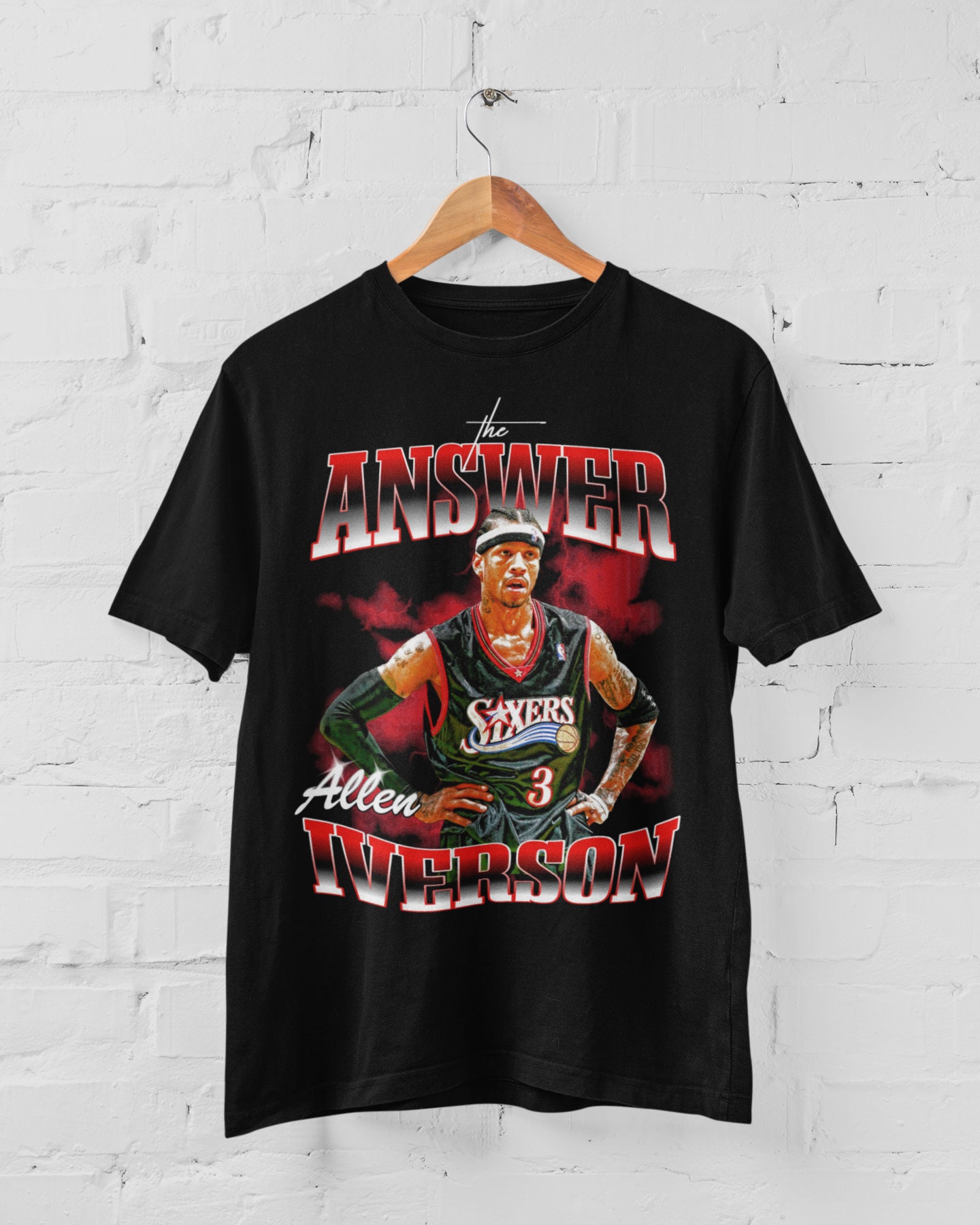 Discover Allen Iverson Inspiriertes Vintage Retro Style T-Shirt