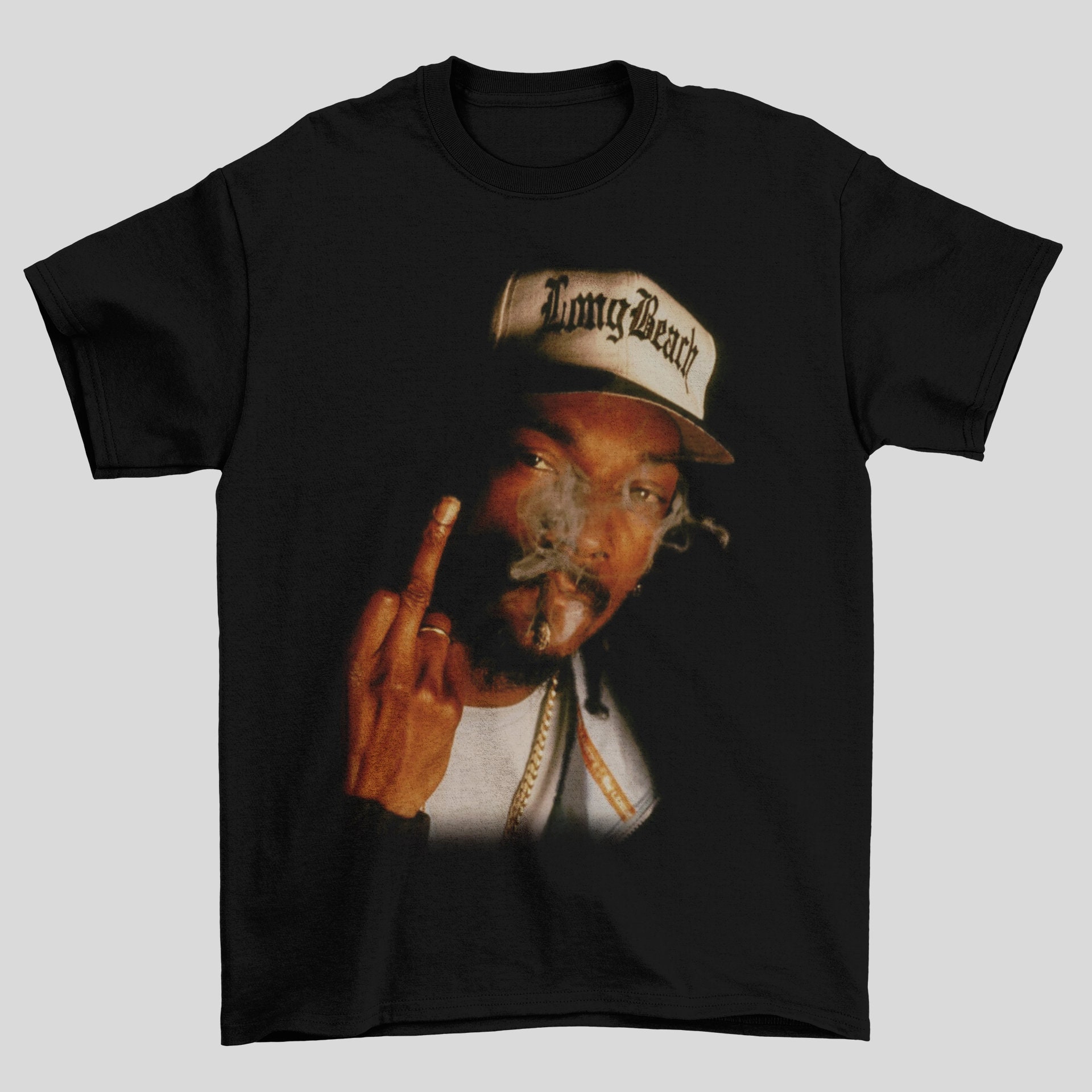 Discover Snoop Dogg Inspired Rap Graphic Tee Vintage 90's Style T-Shirt