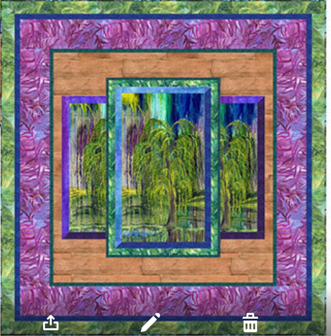 Northcott Fabrics Zen Garden Queen Size Quilt Kit Top and Binding and Pattern 88x92 Etsy