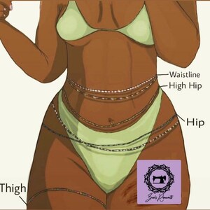 Tie on Tummy Yummies (Waistbeads) posture correction, inch tracking, Tie on Tummy Yummie has a more traditional waistbead feel!