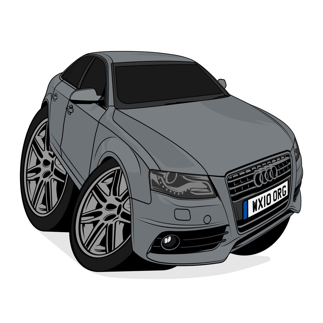 Ihre individuelle Auto Illustration Digital Illustration Auto - Etsy.de