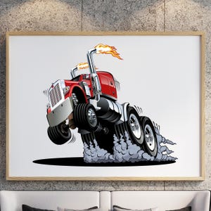 Custom Car Illustrations, Personalized Dynamic Caricatures Cartoons, Ambulance, Fire Bragade, Crane, Food, Dump Truck, Garbage Toe Truck PNG