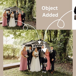 Add Deceased Loved One To Photo Add Person To Photo Combine Photos Custom Memorial Gift Merge Pictures Gift for Dad Mom Remove object people