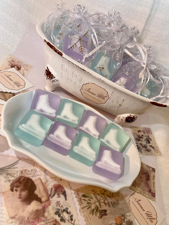 Ice Skating Soap Party Favors Winter Wonderland Frozen Souvenirs Kids Gifts  Figure Skating Keepsake Useful and Unique Momento Coach Gift 