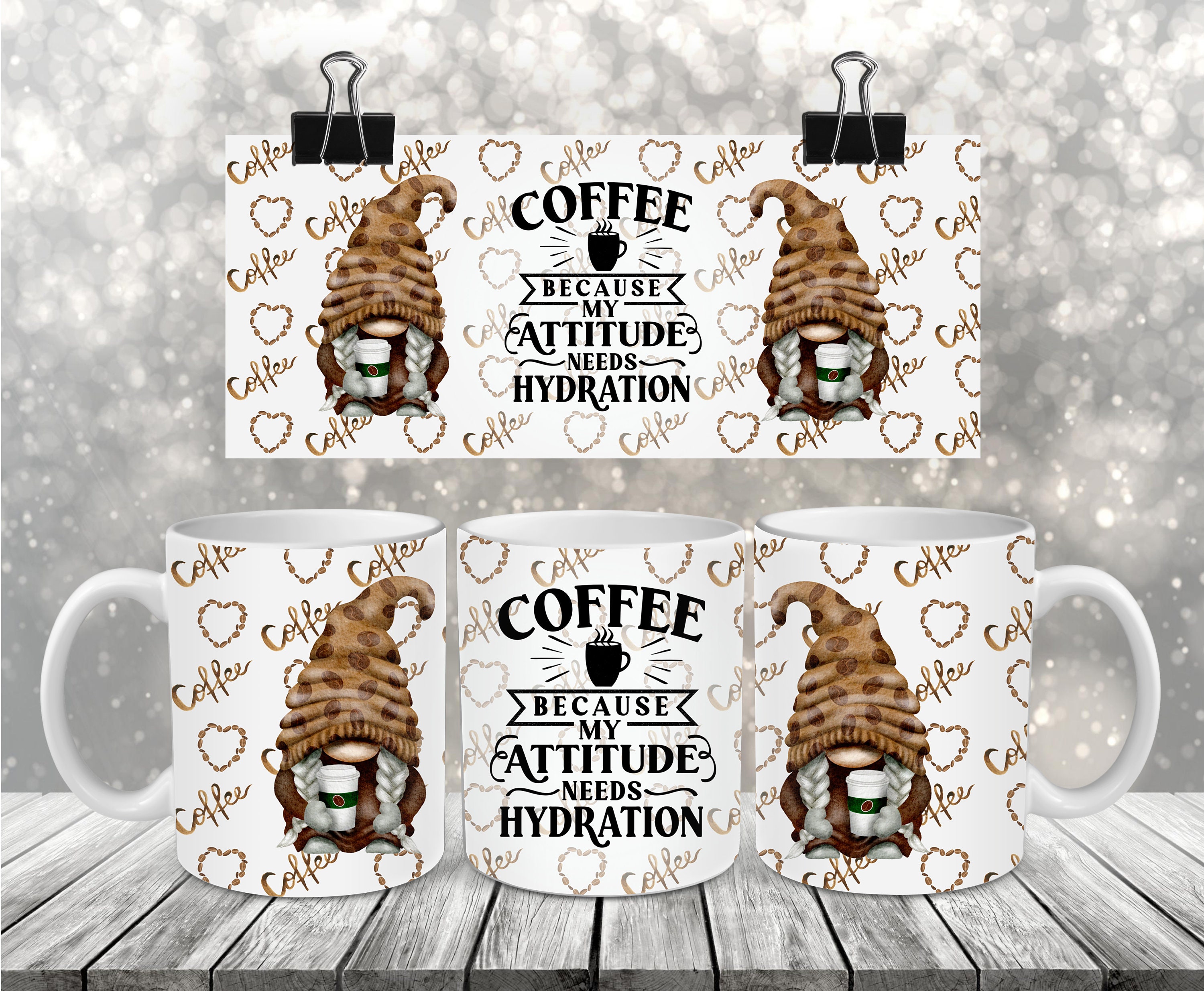 Coffee Quote Tumbler Wrap PNG Funny Seamless Sublimation Designs Downloads  Skinny 20oz PNG 2022 