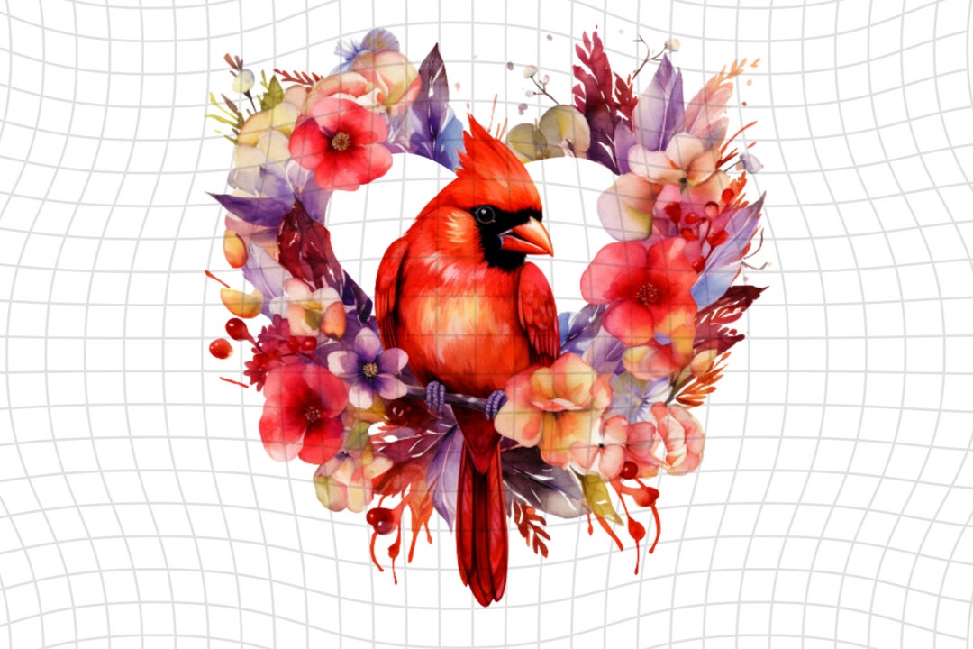 Valentine Cardinal Heart - PNG Digital Clipart - Scrapbooking ...