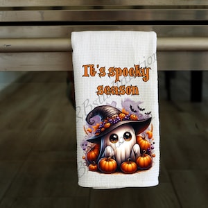 It's Spooky Season - Halloween - keukenhanddoeksublimatieontwerpen - png-ontwerp - digitale download