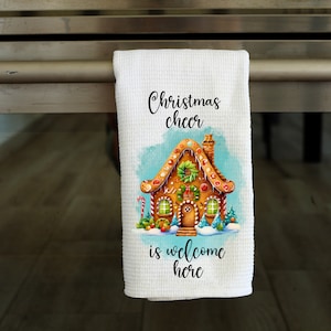 Christmas Cheer- Kitchen Towel Sublimation Designs - PNG Design - Digital Download