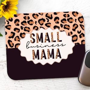 Small Business MAMA Black - Rechteckiges Mauspad Sublimation - Mauspad PNG Design Instant Download