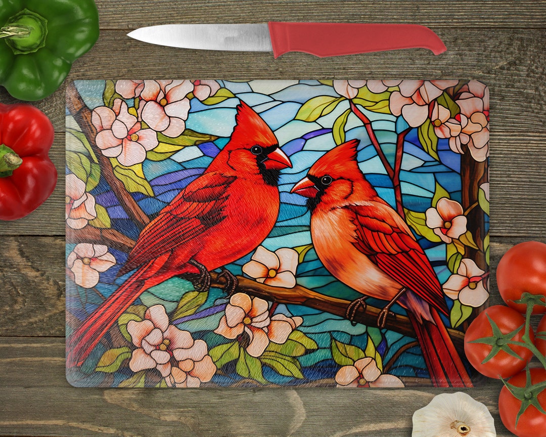glass-cutting-board-sublimation-stained-glass-cardinals-cutting