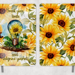 Journal Sublimation Design - Break Your Limits - Journal Wrap - PNG Design