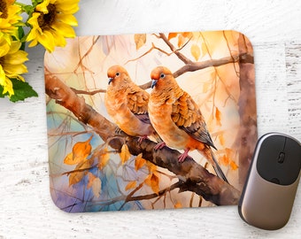 Watercolor Morning Does - Rectangle Sublimation Mouse PadDesign - PNG Download Instant Download