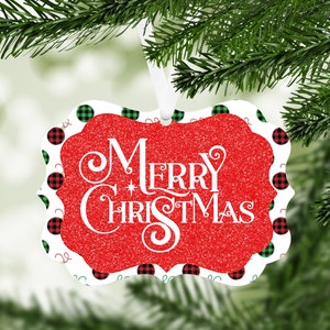 Merry Christmas - Benelux Sublimation Ornament - PNG Design - Digital Download