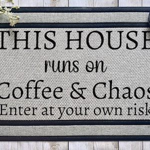 This House - Front Door Mat Sublimation Design - Digital Download - JPEG Digital Design
