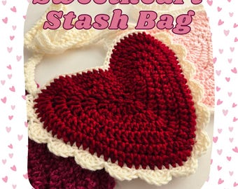 Sweetheart Stash Bag Crochet Pattern