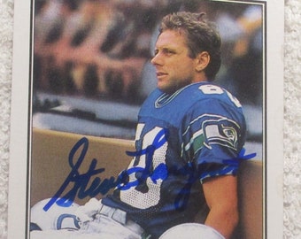 SEATTLE SEAHAWKS STEVE LARGENT VINTAGE 80s SALEM SPORTSWEAR