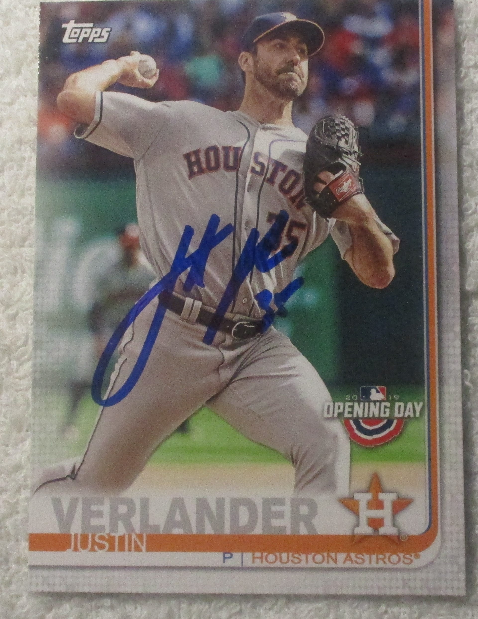 Justin Verlander Houston Astros Autograph Signed Custom Framed