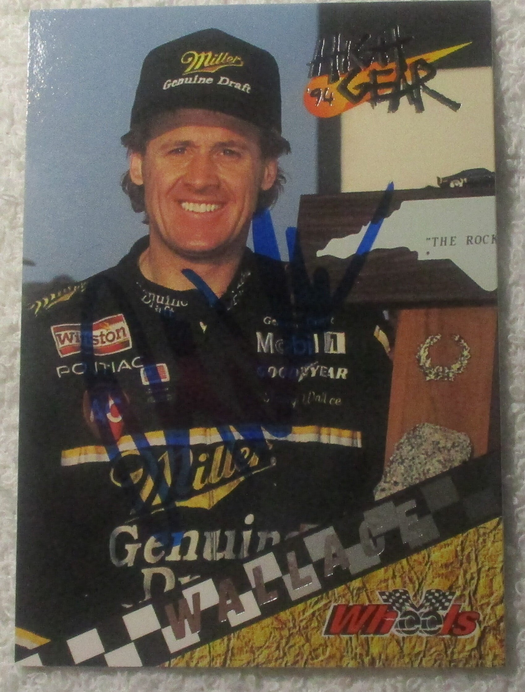 Rusty Wallace High Gear Autographed Card NASCAR No COA - Etsy