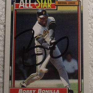 BOBBY BONILLA & BARRY BONDS 8X10 PHOTO PITTSBURGH PIRATES PICTURE BASEBALL  MLB