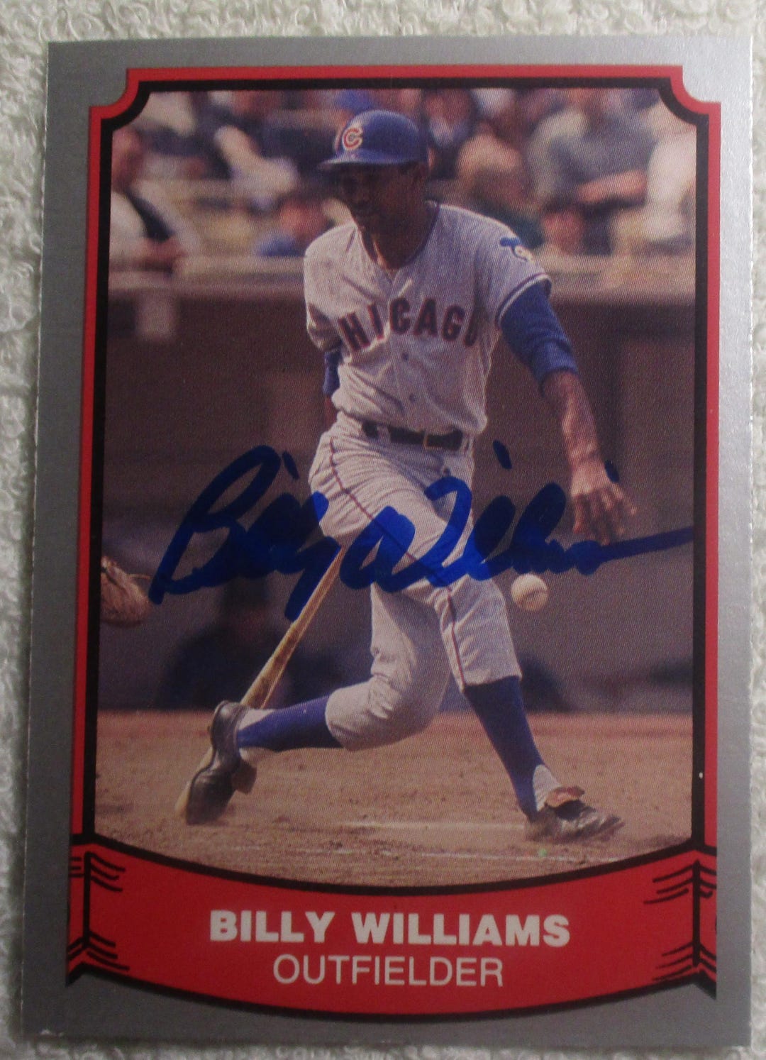 Billy Williams Legends Autographed Card Cubs No COA - Etsy
