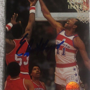 Elvin Hayes Signed Red Throwback Custom Basketball Jersey w/HOF'90