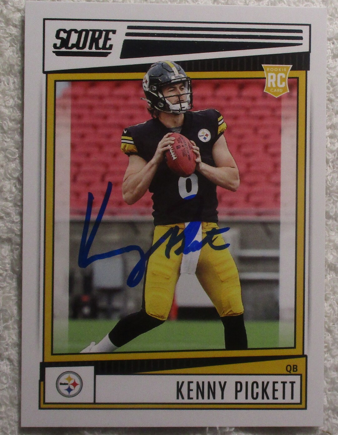 Kenny Pickett Rookie Autographed Card Steelers No COA Etsy