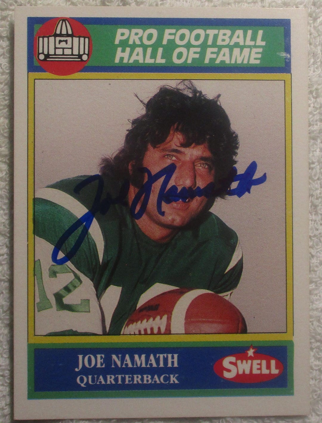 JOE NAMATH signed autographed photo game time COA Hologram main image 1