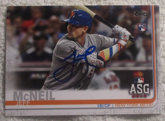 Jeff McNeil Rookie All-Star Game Autographed Card Mets No COA