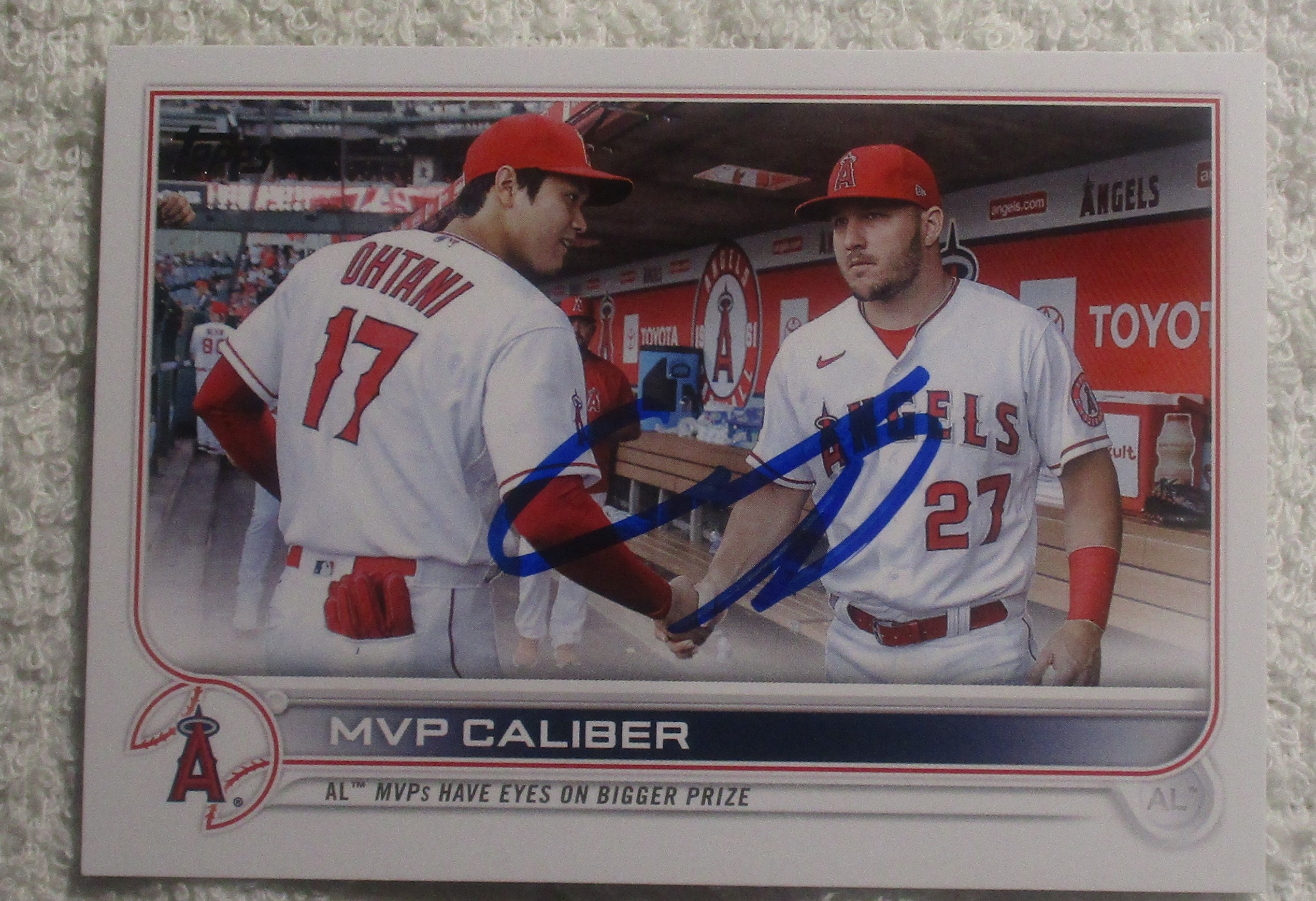 Shohei Ohtani MVP Caliber Autographed Card Angels No COA - Etsy