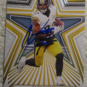 Najee Harris Autographed Card Steelers No COA
