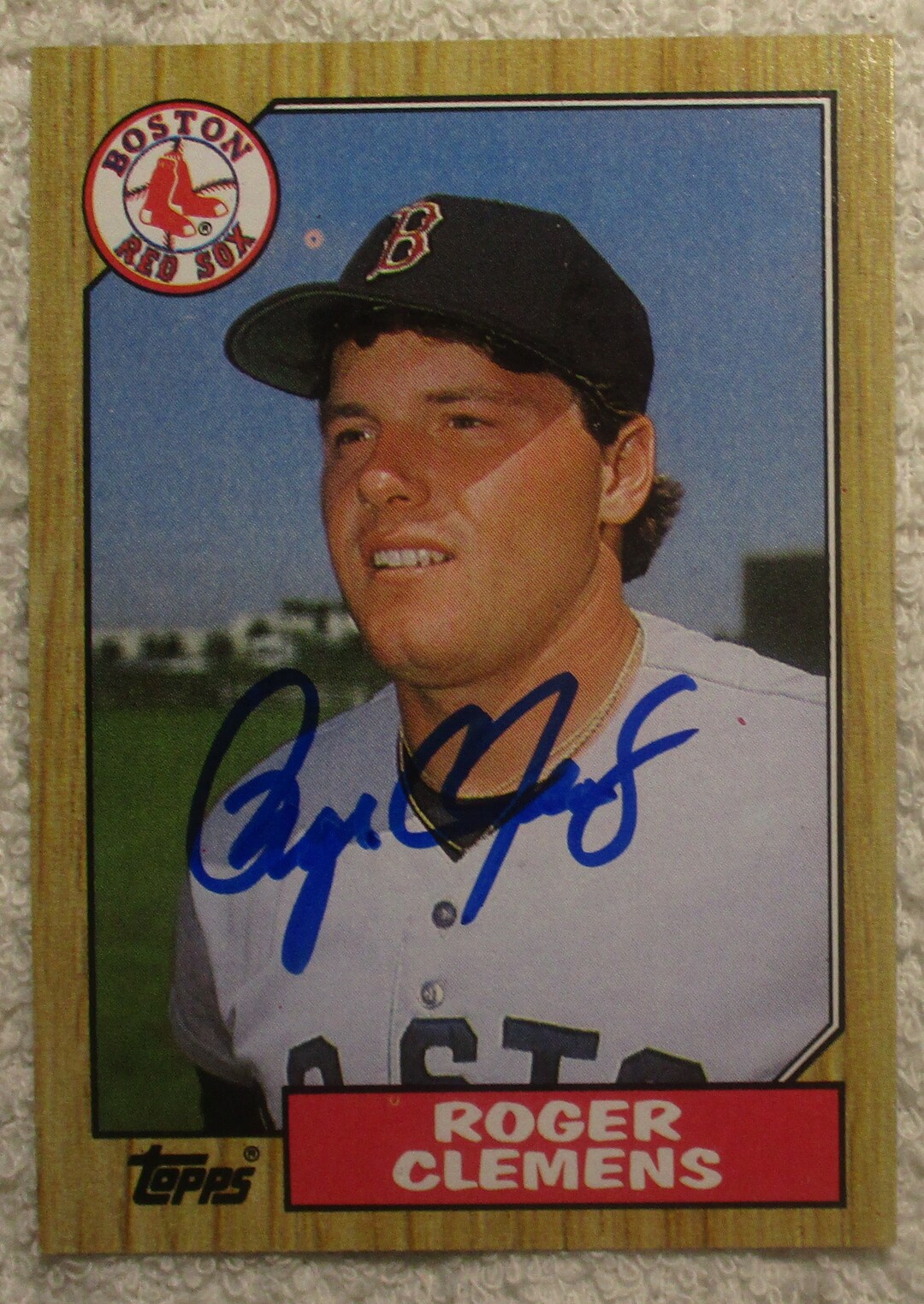 Roger Clemens Autographed Card Red Sox No COA - Etsy