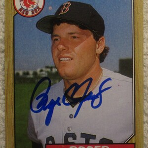 Roger Clemens Autographed Card Red Sox No COA