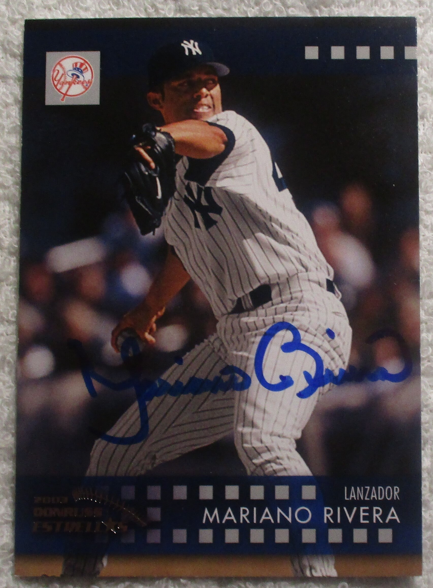 Mariano Rivera Autographed Card Yankees No COA 