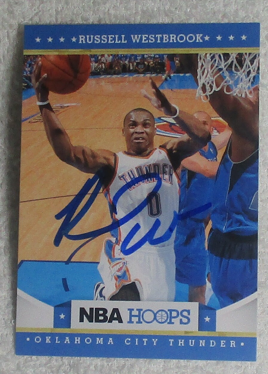 Russell Westbrook Memorabilia, Autographed Russell Westbrook Collectibles