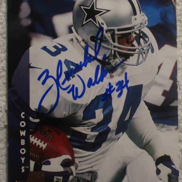 Herschel Walker Autographed Card Cowboys No COA