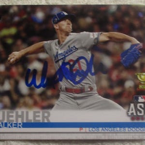 Walker Buehler Rookie Cup ASG Autographed Card Dodgers No COA