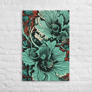 Canvas Wall Art | Magical Herbs and Flowers | Datura | The Witch's Garden