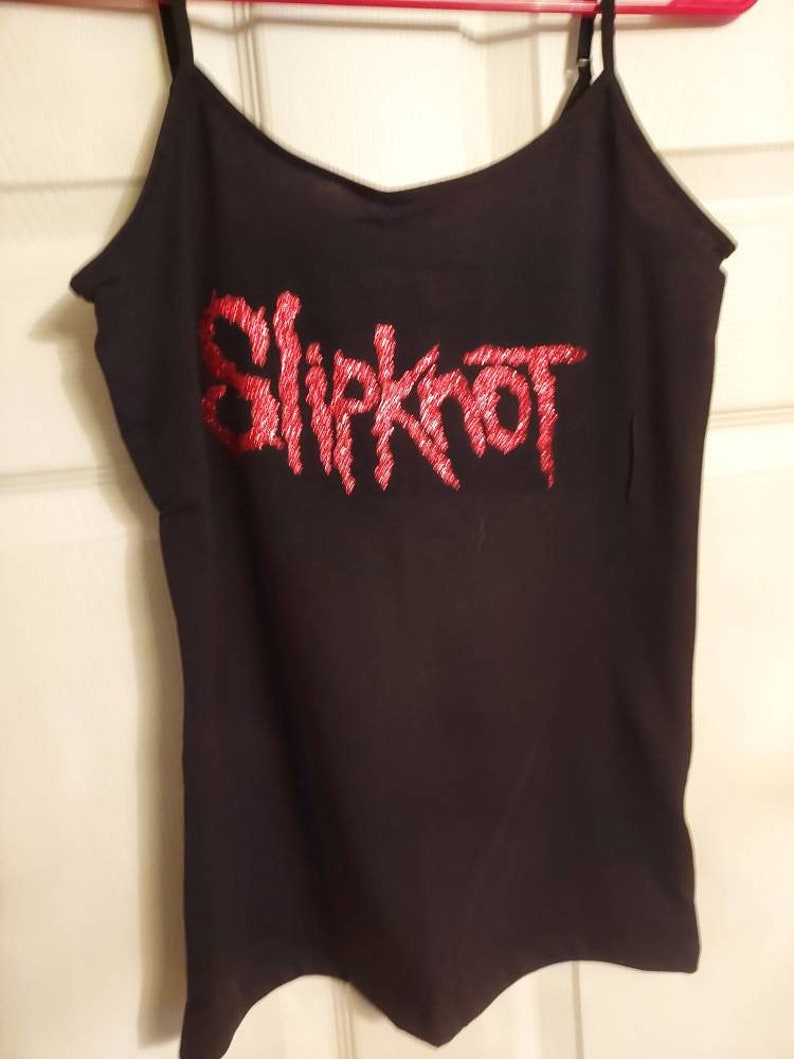 Slipknot Crop Top Slipknot Tank Top Size Xs to Xl Slipknot Etsy