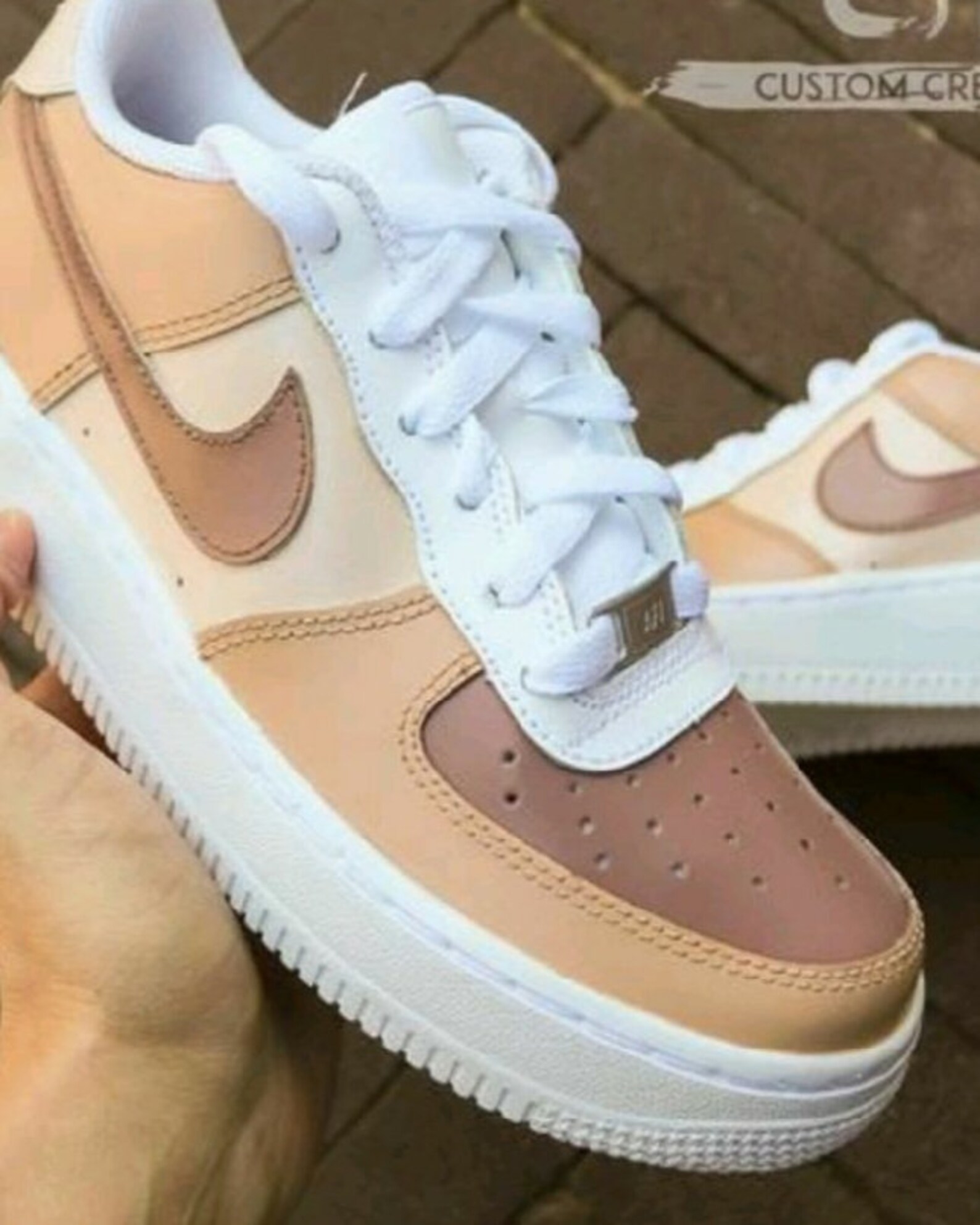 custom air force 1 nude