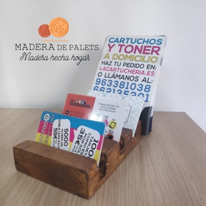 Expositor tarjetero múltiple para varios modelos de tarjetas de visita y flyers