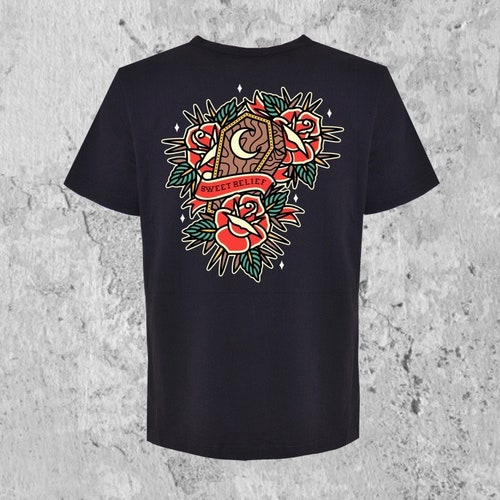 Sweet Relief Traditional Tattoo Shirt - Etsy Sweet Relief Traditional Tattoo Shirt - Etsy